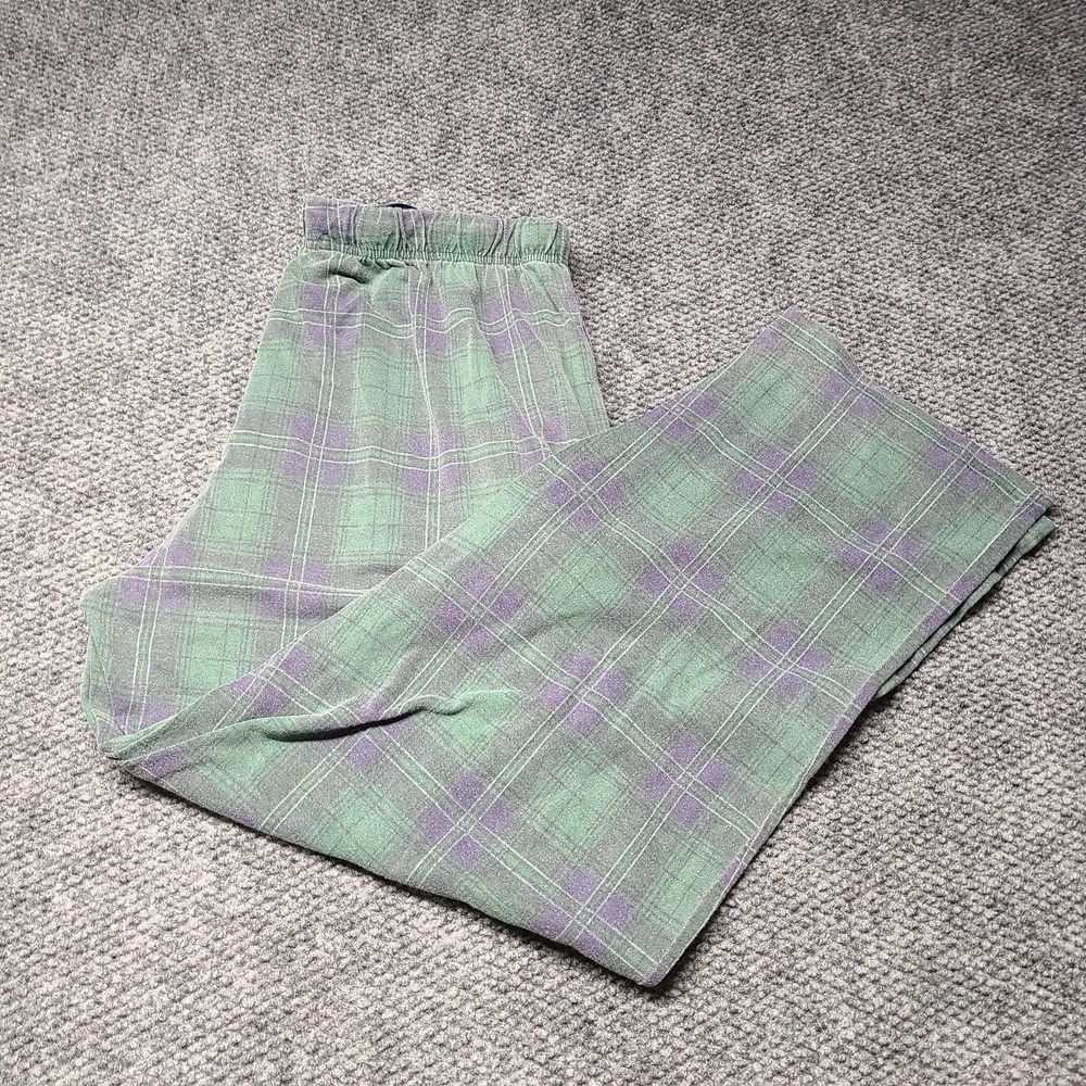 Buckhorn River Mens XL Plaid Drawstring Cotton Blend Sleepwear Pajama Pants